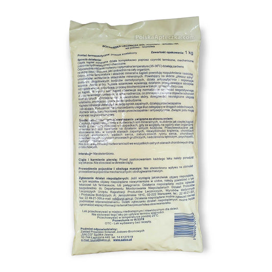 Bochenska Lecznicza Jodowo-Bromowa Salt 1000g ships from Chicago USA