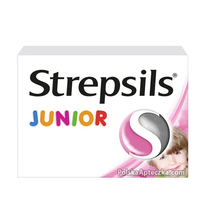 Strepsils Junior, pastylki twarde do ssania