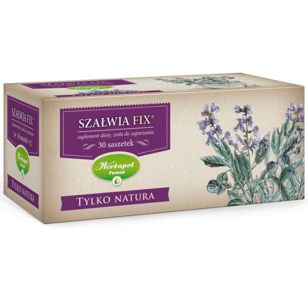 Sage Herbal Tea (Szałwia Fix) by Herbapol Poznań - 30 Sachets
