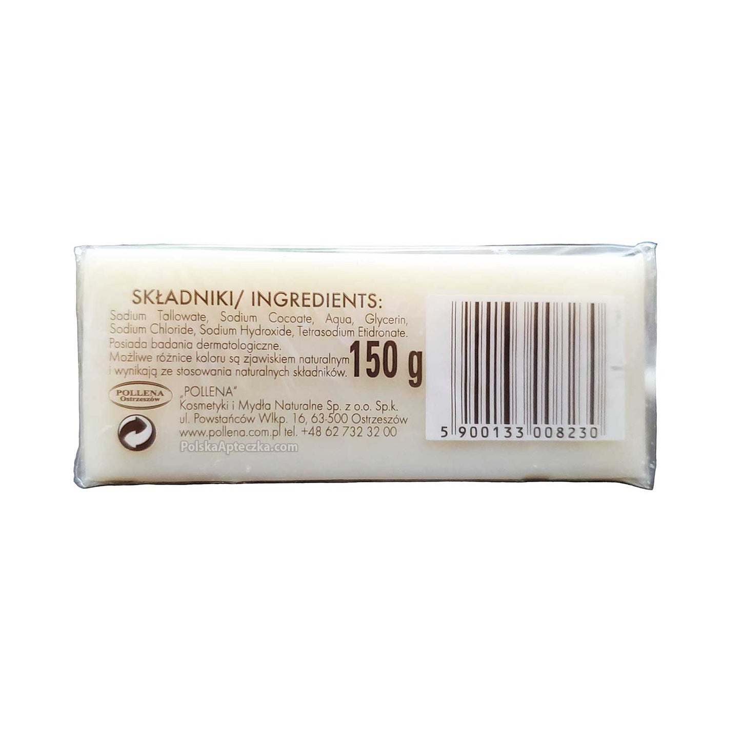 Biały Jeleń Mydło Nauralne (Szare mydło), 150g