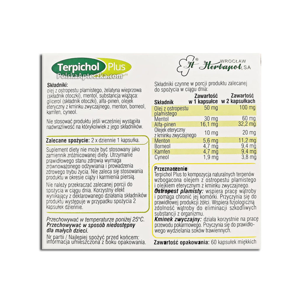 Terpichol Plus back