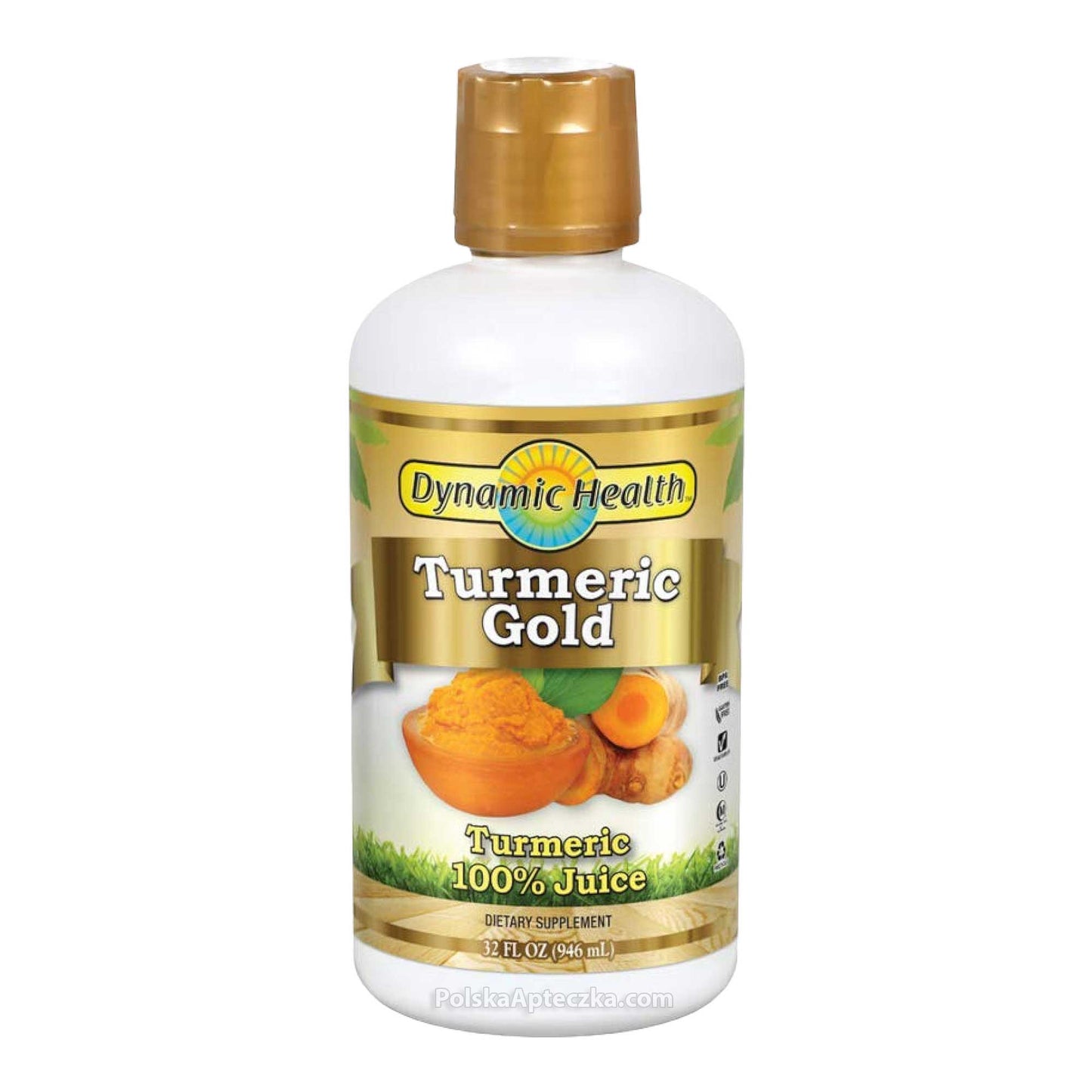 Turmeric Gold 100% curcuma longa Juice 473 ml