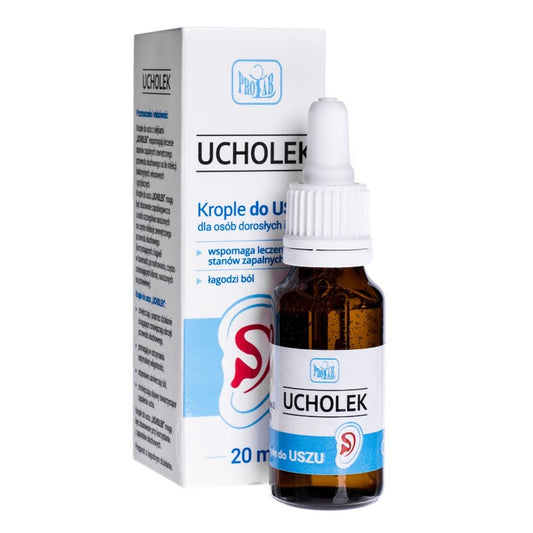 Ucholek krople do uszu 20 ml