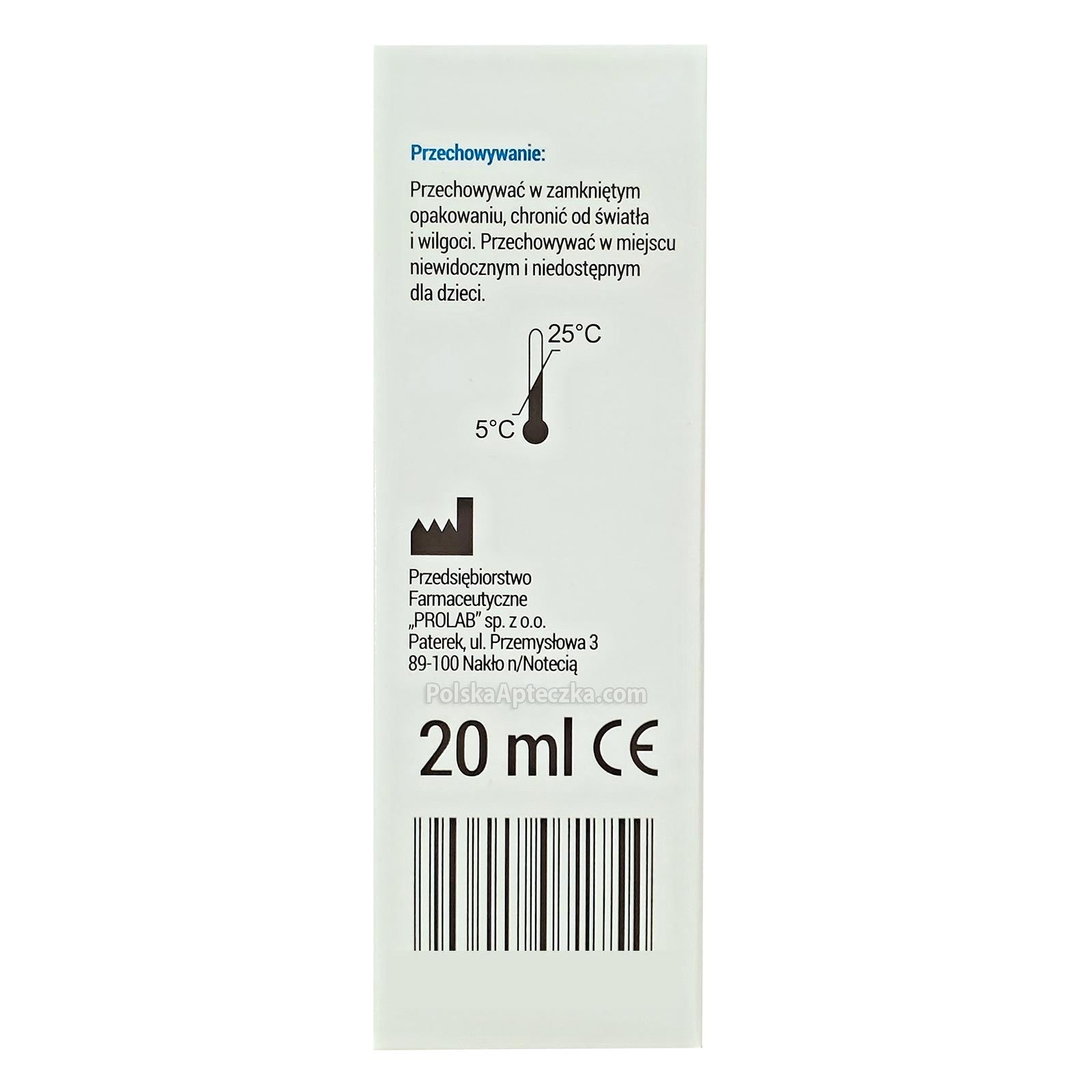 Ucholek, krople do uszu, 20ml, Prolab