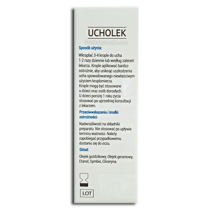 Ucholek, krople do uszu, 20ml, Prolab