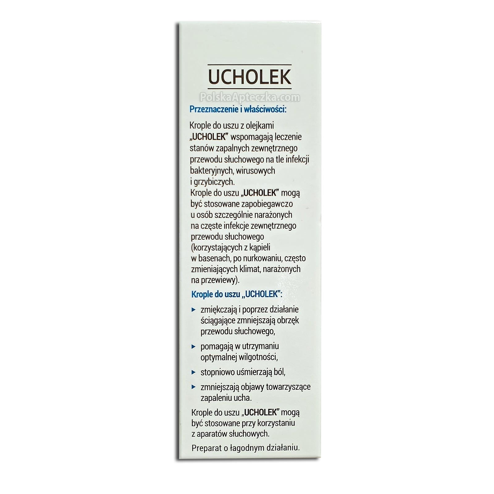 Ucholek, krople do uszu, 20ml, Prolab