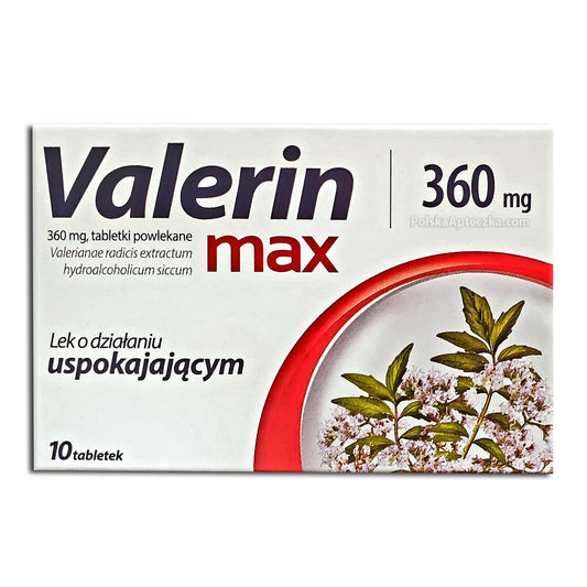 Valerin MAX 360mg 10 tabletek chicago usa