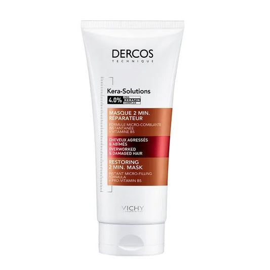 Vichy Dercos Kera-Solutions, 2-minutowa odbudowująca maska do włosów, 200 ml