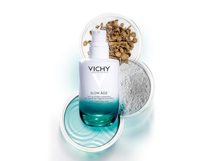 Vichy, Slow Age, na dzien, SPF 25, Pielęgnacja opóźniająca pojawianie się oznak starzeniao do skóry normalnej i mieszanej, 50 ml - Apteczka | Proton Nutrition
