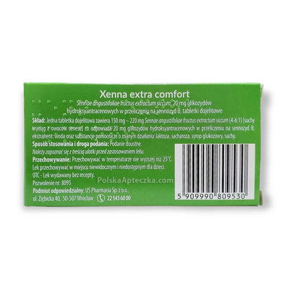 Xenna Extra Comfort, 10 tabletek przeczyszczających