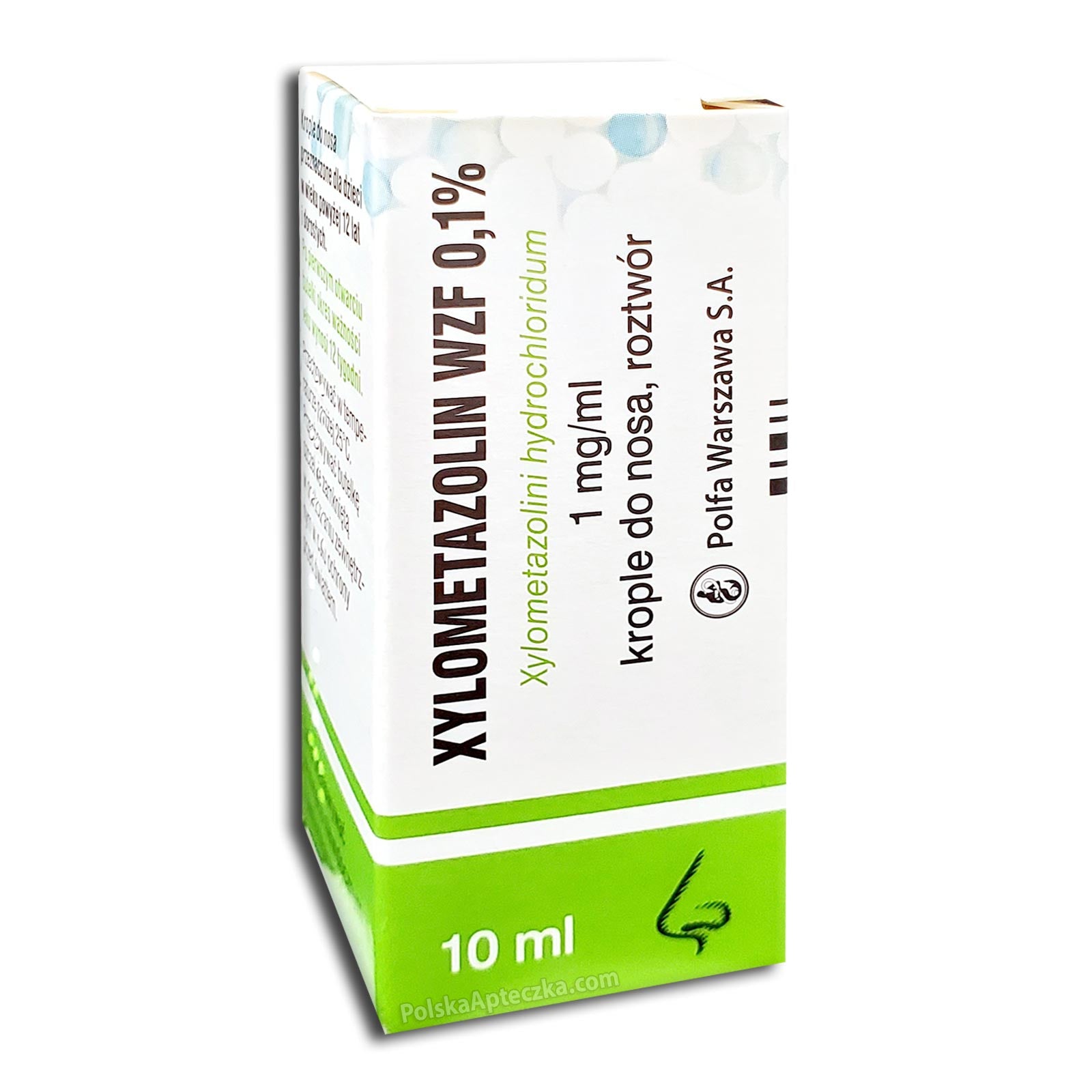 Xylometazolin WZF 0.1%, krople do nosa, 10ml
