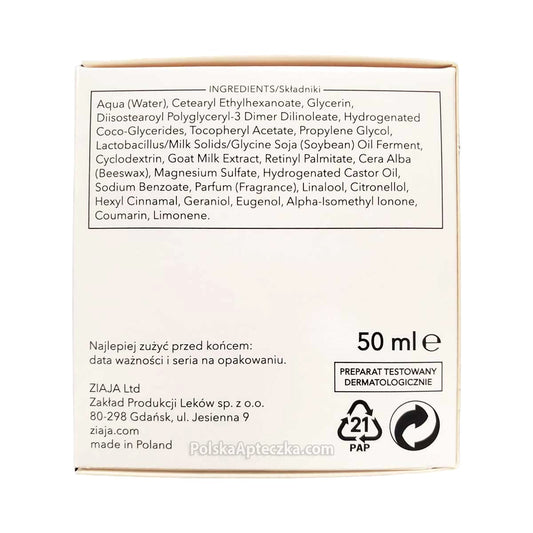 Ziaja, Kozie Mleko, Krem 2, 50ml