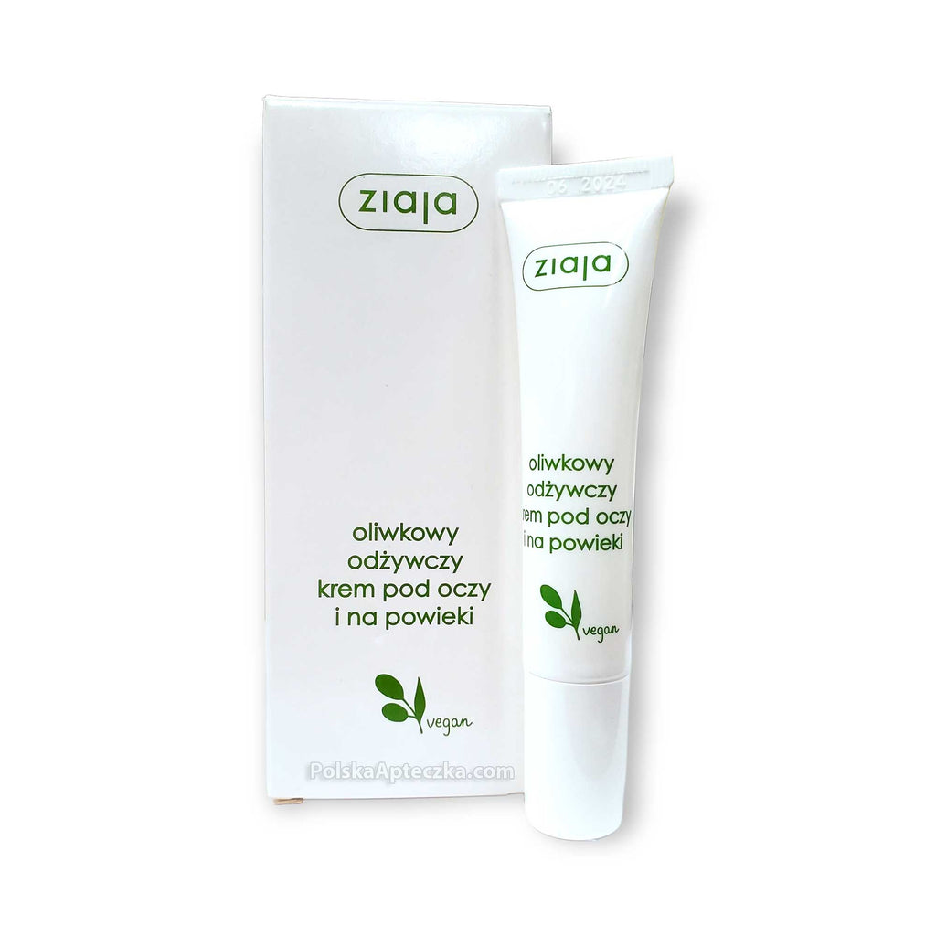 Ziaja, Herbika Plant Oliwkowy odżywczy krem pod oczy i na powieki 15ml - Apteczka | Proton Nutrition