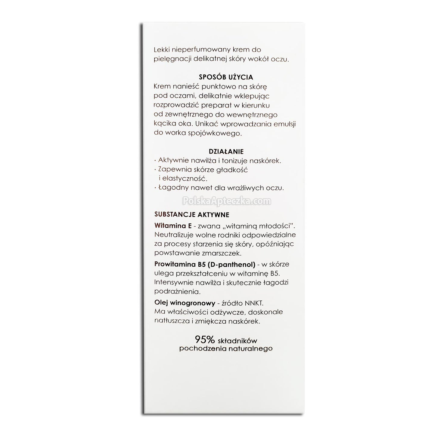 Ziaja, Krem pod oczy z witamina E 15ml