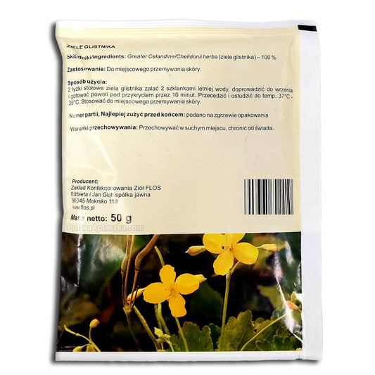 Ziele Glistnika, 50g, Flos