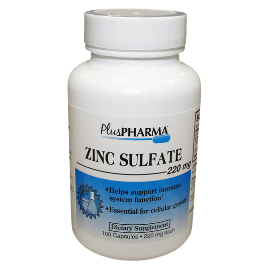Zinc Sulfate 220mg, 100 capsules