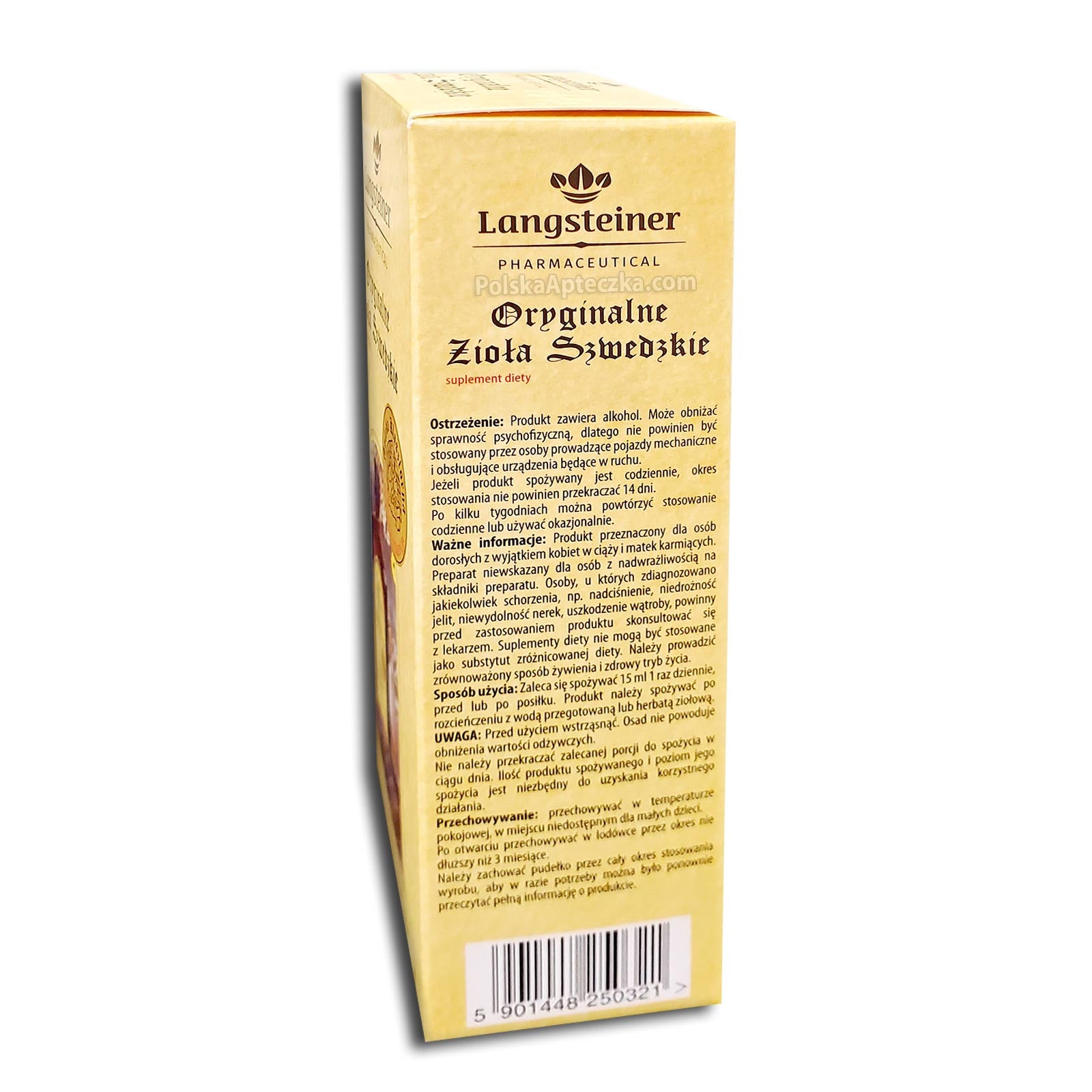 Zioła Szwedzkie 250ml, Langsteiner