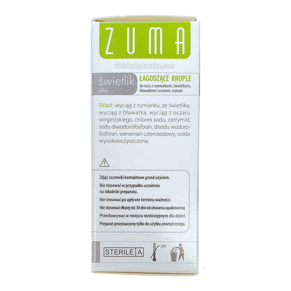 zuma swietlik plus eye drops