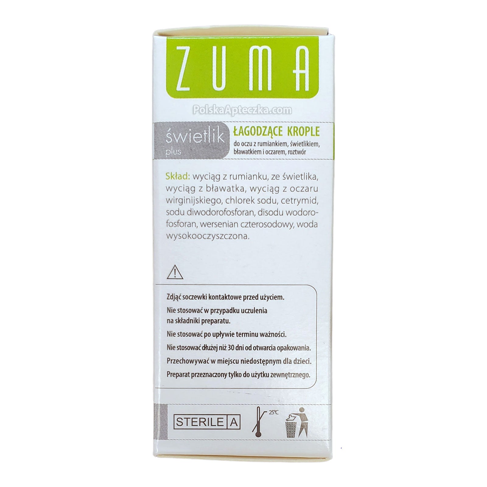 zuma swietlik plus eye drops